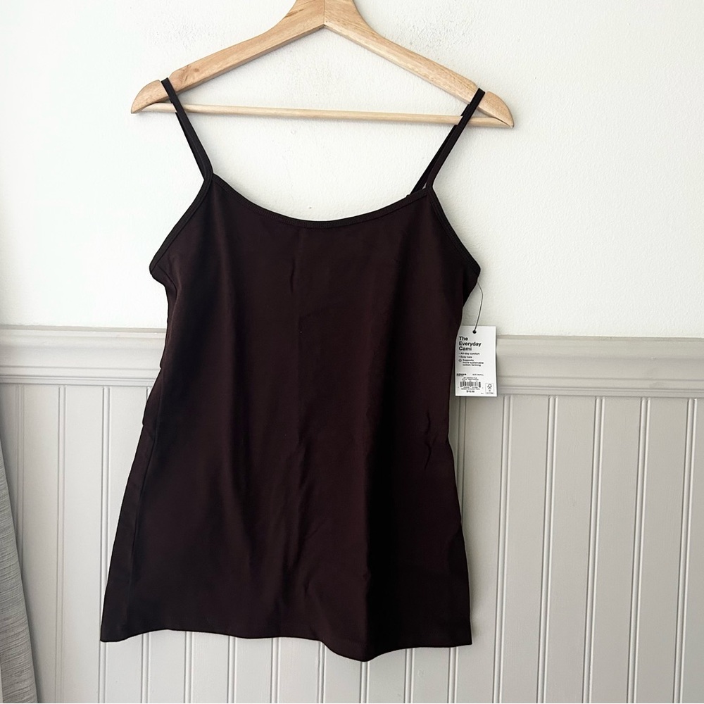 ⭐️ NEW Sonoma Cami Chocolate Dark Brown Women's Camisole Top Size Small